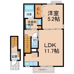 ヴィラ・イナヤマⅠの物件間取画像